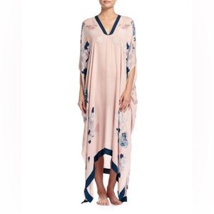 Meng Butterfly Lovers, V-Neck Caftan, Pink - Never worn, with tags. OS